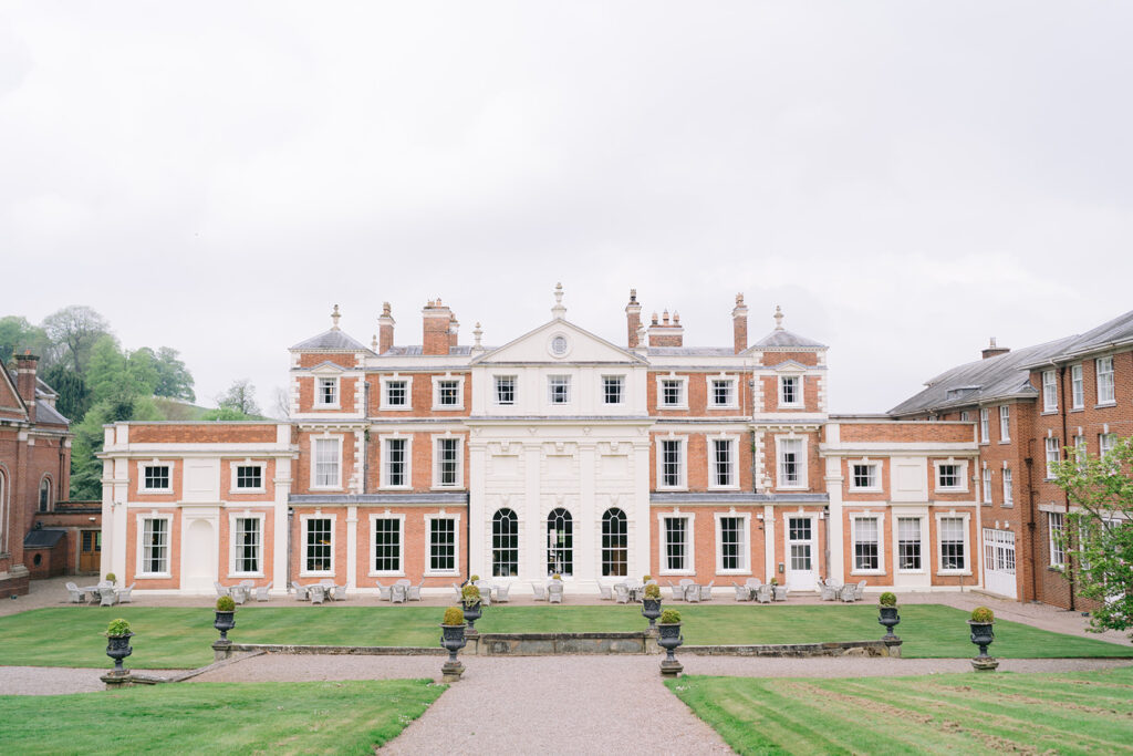 Exterior of Hawkstone Hall in Shropshire