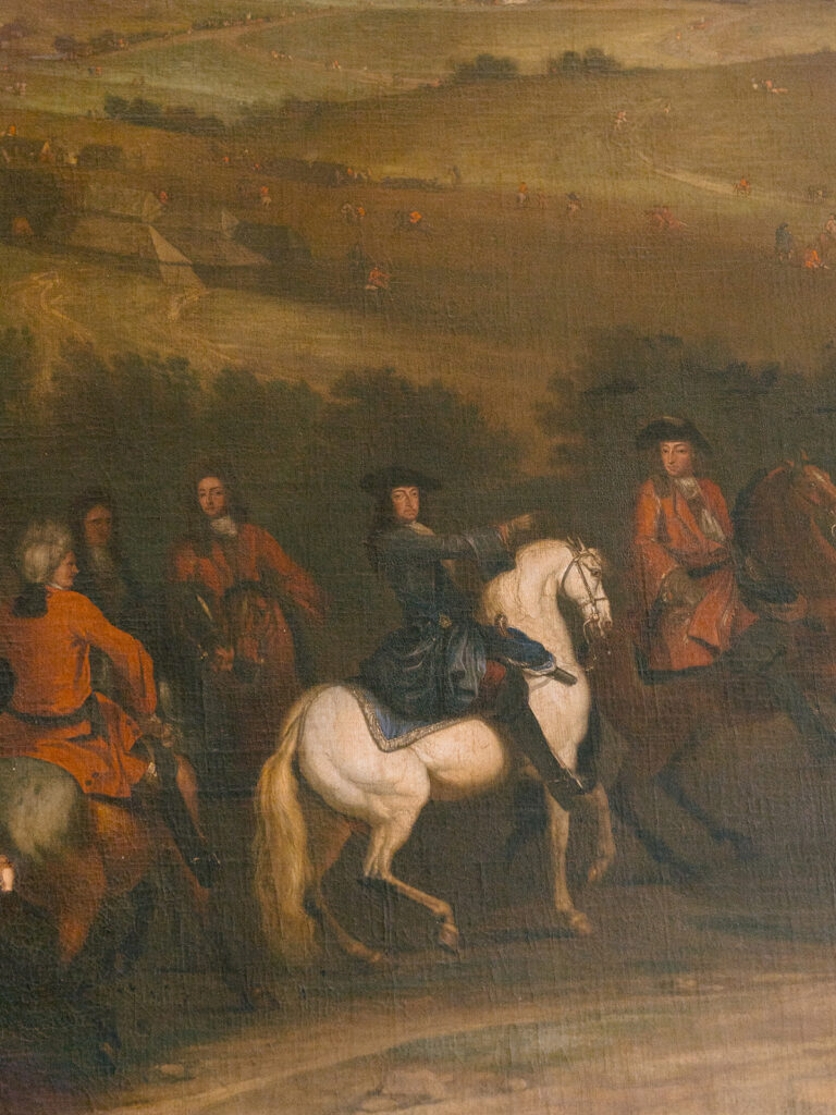 Historic old painting at Hawkstone Hall